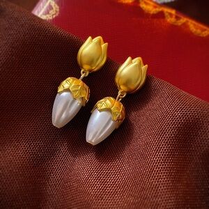 Vintage earrings, women's earrings, designer craftsmanship